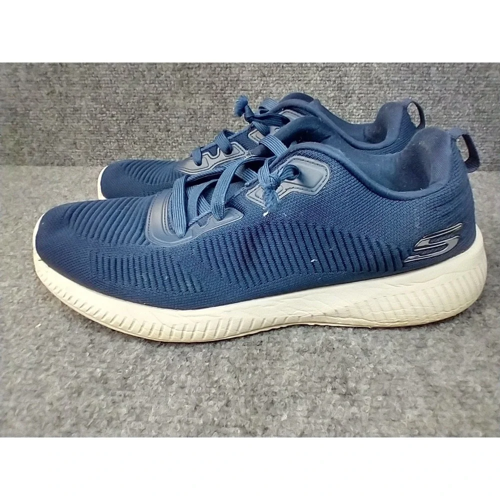 Skechers‎ Lite Weight Squad Chaos Mens 10 Navy Blue Sneakers 232290 NVY